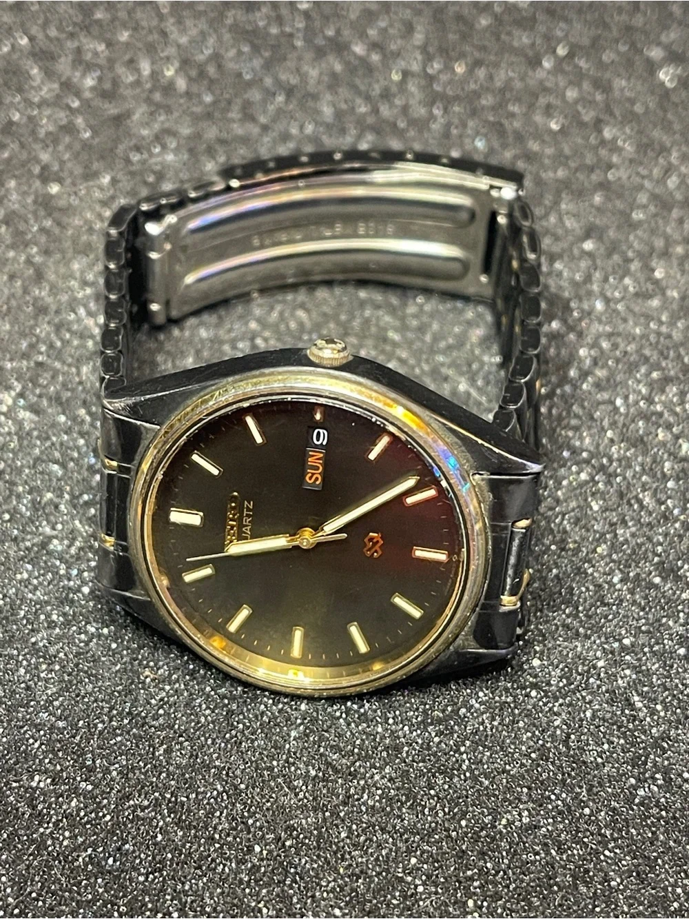 Seiko Two-Tone Gold & Black Men’s Dress Watch
